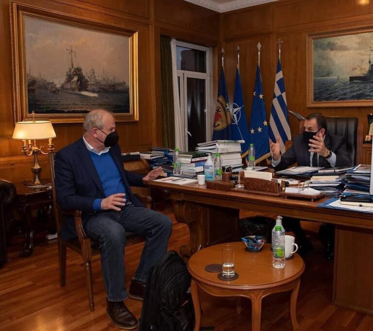 Συνάντηση-του-Δημάρχου-Καβάλας-με-τον-Υπουργό-Εθνικής-Άμυνας-Νίκο-Παναγιωτόπουλο