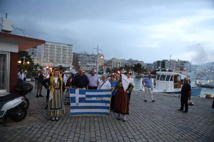 ΔΗΜΟΣ-ΚΑΒΑΛΑΣ-/-ΕΛΕΥΘΕΡΙΑ-2021:-Αναπαράσταση-άφιξης-λόχου-Θασίων-εθελοντών,-στις-26-Ιουνίου-1913