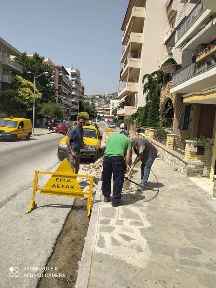 Εργασίες-αντικατάστασης-παλιών-δικτύων-ύδρευσης-απο-την-ΔΕΥΑΚ