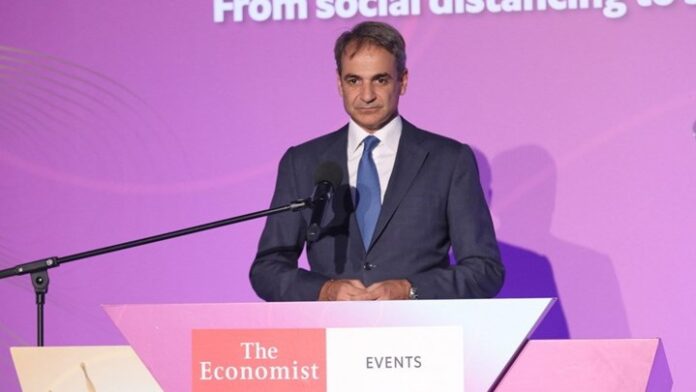 Μητσοτάκης-στο-συνέδριο-του-economist:-Είμαι-εξαιρετικά-αισιόδοξος-για-το-μέλλον-της-οικονομίας