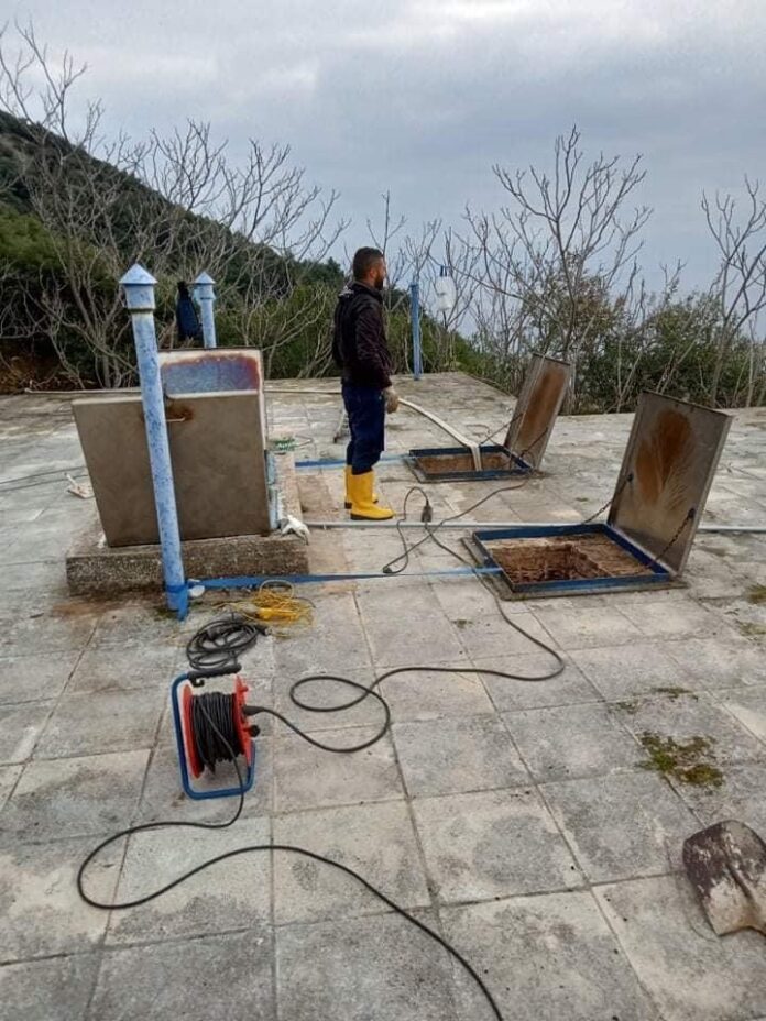 Εργασίες-καθαρισμού-δεξαμενής-Άσπρης-Άμμου-και-αντικατάστασης-προβληματικού-δικτύου-ύδρευσης-στο-Δήμο-Καβάλας