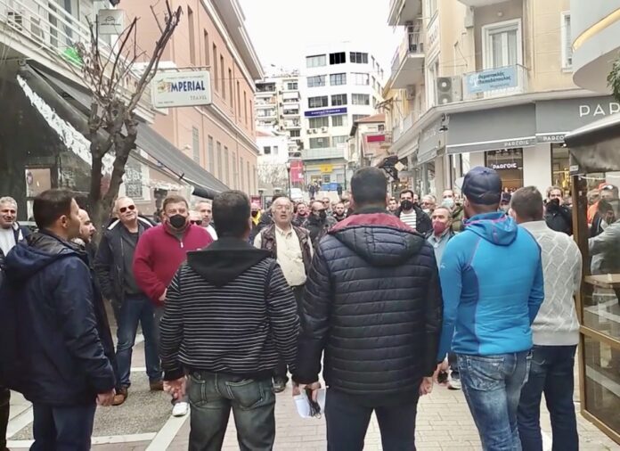 Συγκέντρωση-διαμαρτυρίας-εκπρόσωπων-αγροτικών-και-κτηνοτροφικών-συλλόγων-Καβάλας-και-Δράμας
