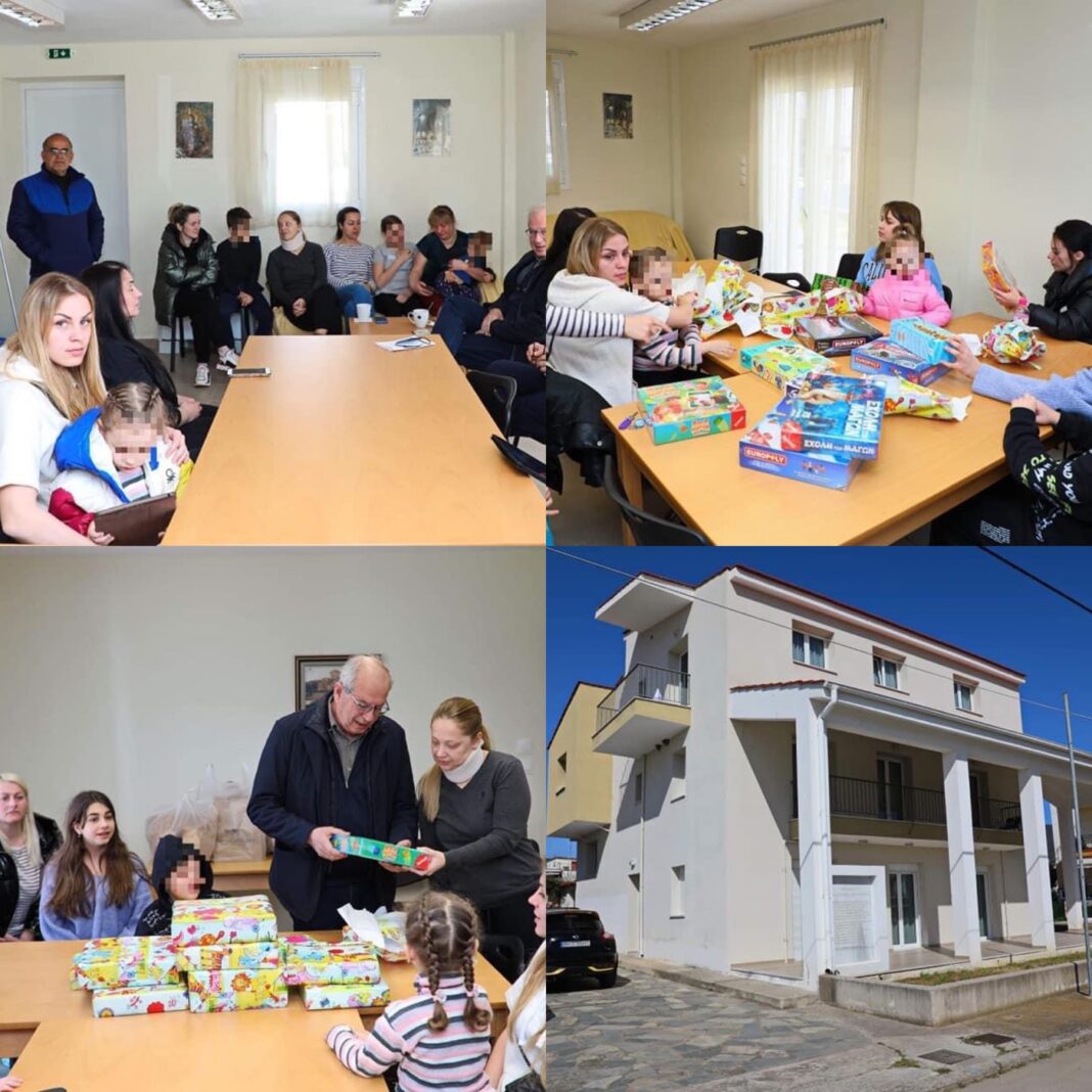Επίσκεψη-του-Δημάρχου-Καβάλας,-στον-Οίκο-Κοινωνικής-Μέριμνας-και-Προστασίας-(Καπλανίδειος-ξενώνας),-όπου-φιλοξενούνται-πρόσφυγες-από-την-Ουκρανία