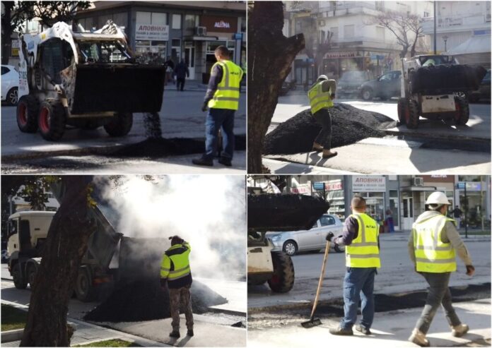 Αλεξανδρούπολη:-Ολοκληρώνονται-οι-εσπευσμένες-εργασίες-ασφαλτόστρωσης-της-Λ.-Δημοκρατίας
