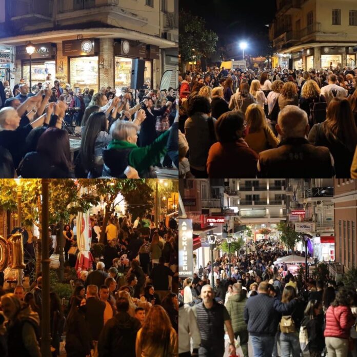 Πολύ-μεγάλη-συμμετοχή-του-κόσμου-στις-εκδηλώσεις-της-Λευκής-Νύχτας-–-Εντυπωσιακές-εικόνες-από-το-κέντρο-της-πόλης