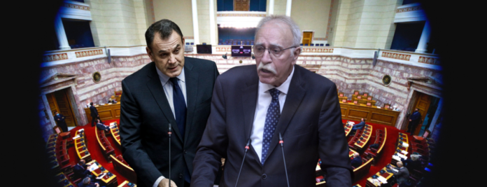 Σφάχτηκαν»-Παναγιωτόπουλος-–-Βίτσας-στη-Βουλή-για-την-ελληνοαμερικανική-αμυντική-συμφωνία Σφάχτηκαν»-Παναγιωτόπουλος-–-Βίτσας-στη-Βουλή-για-την-ελληνοαμερικανική-αμυντική-συμφωνία