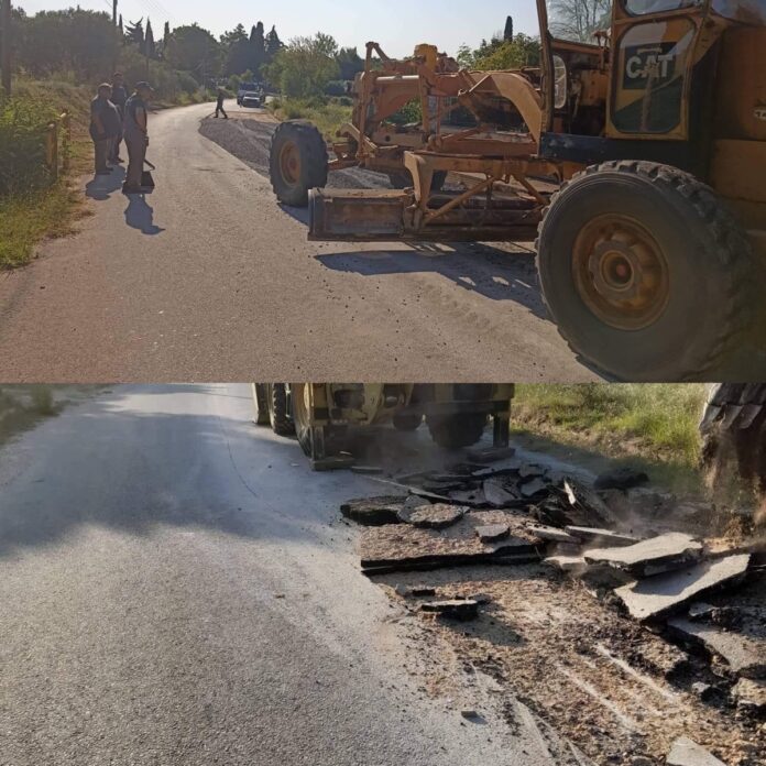 Αποκατάσταση-οδοστρώματος-στη-κοινότητα-του-Γέροντα-απο-τον-Δήμο-Νέστου