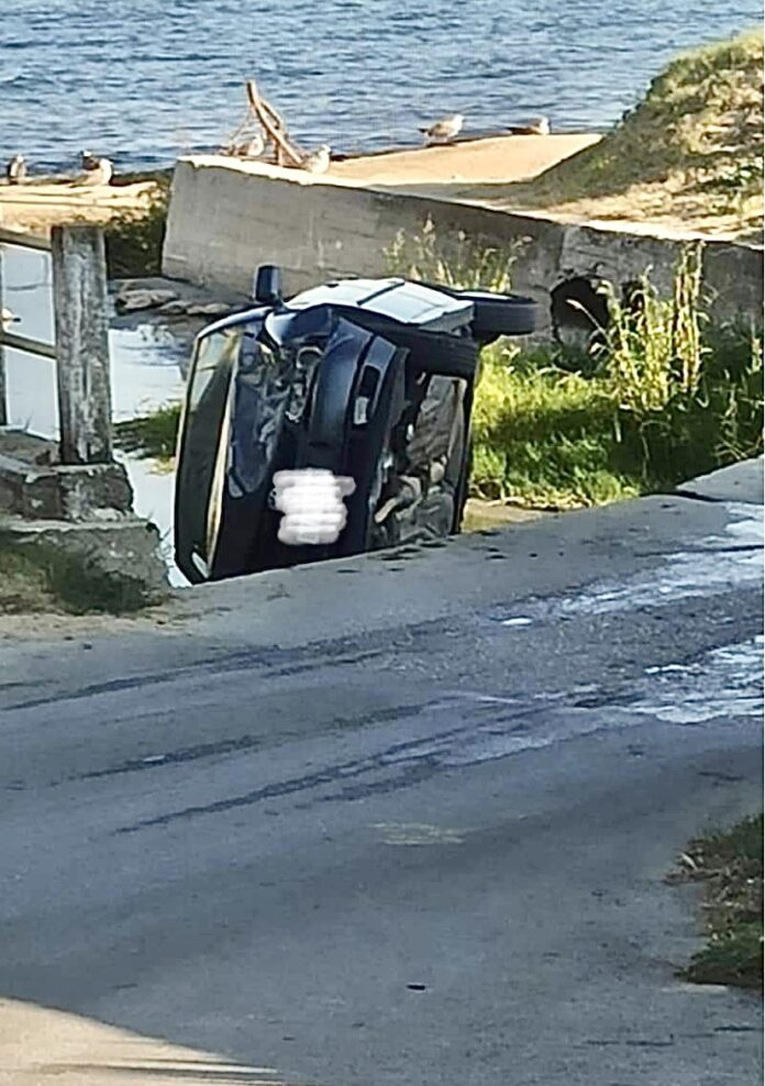 Αυτοκίνητο-τούμπαρε-στην-περιοχή-των-Σφαγείων Αυτοκίνητο-τούμπαρε-στην-περιοχή-των-Σφαγείων