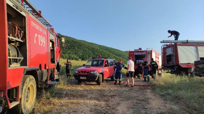 Τρίτη-πυρκαγιά-στα-Κηπιά-του-Δήμου-Παγγαίου-μέσα-σε-λίγες-ώρες-–-Έσβησε-μέσα-σε-λίγα-λεπτά-εξαιτίας-της-μεγάλης-κινητοποίησης