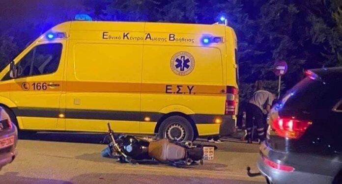 Ακόμη-ενα-τροχαίο-στην-είσοδο-της-Νέας-Ηρακλείτσας-Στο-ίδιο-έργο-θεατές