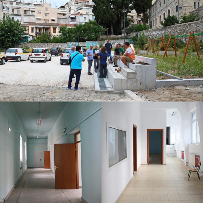 Επιθεώρηση-εργασιών-στο-12ο-Δημοτικό-Σχολείο-Καβάλας-από-τον-Δήμαρχο-Καβάλας,-Θόδωρο-Μουριάδη Επιθεώρηση-εργασιών-στο-12ο-Δημοτικό-Σχολείο-Καβάλας-από-τον-Δήμαρχο-Καβάλας,-Θόδωρο-Μουριάδη