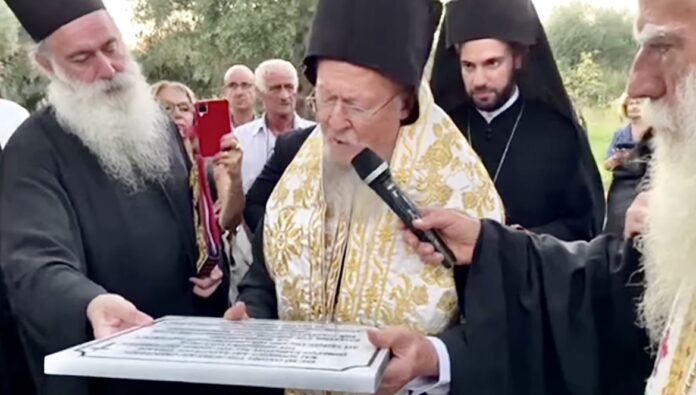 Τοποθετήθηκε-ο-θεμέλιος-λίθος-των-νέων-κατασκηνώσεων-της-Μητρόπολης-ΦΝΘ-στο-Ραχώνι-Θάσου-από-τον-Οικουμενικό-Πατριάρχη