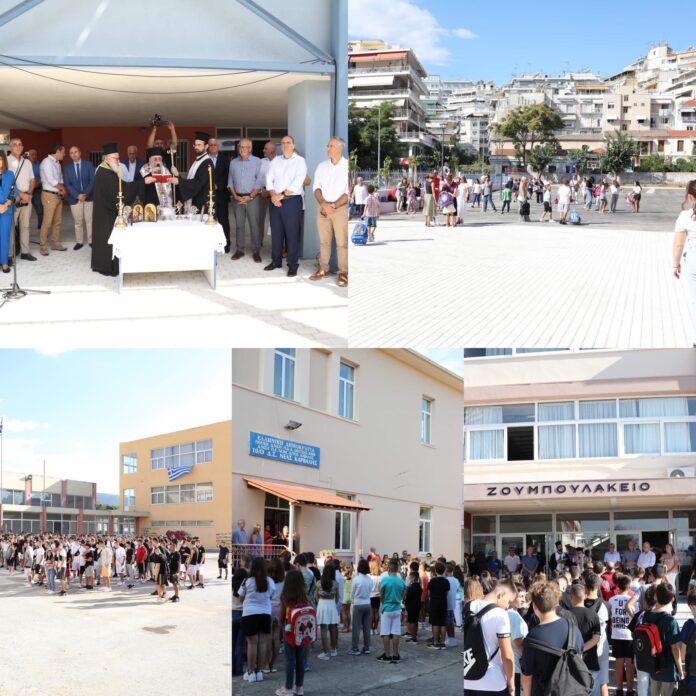 Ο-Θόδωρος-Μουριάδης,-παρέστη-στις-τελετές-αγιασμού-σχολικών-μονάδων-του-Δήμου-Καβάλας