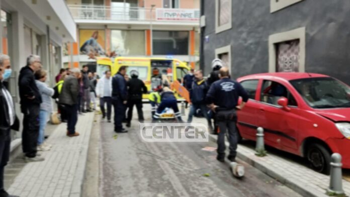 Σοβαρό-τροχαίο-ατύχημα-στην-οδό-Βενιζέλου-με-παράσυρση-πεζού