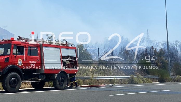 Φωτιά-στην-Αμφίπολη-Σερρών-–-Μεγάλη-κινητοποίηση-της-Πυροσβεστικής,-συνδράμουν-και-δύο-αεροσκάφη