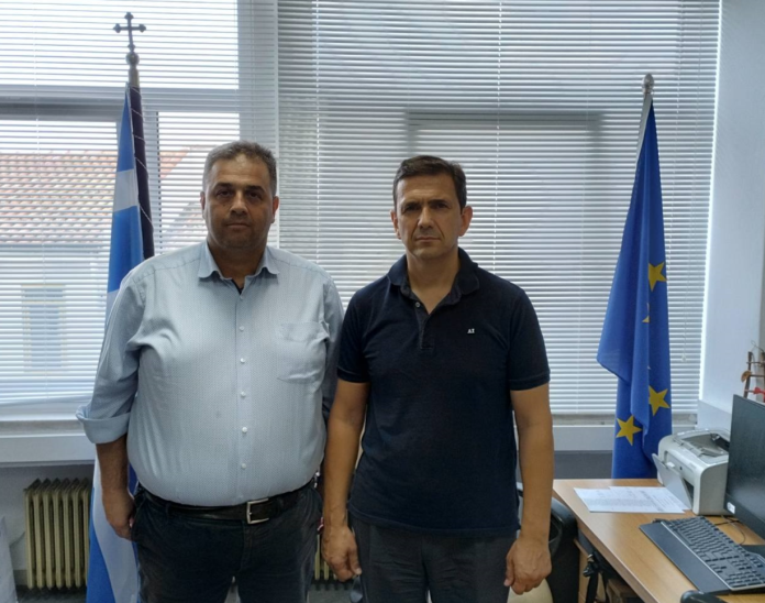 Συνάντηση-του-Αλέξανδρου-Ιωσηφίδη-με-τον-Αστυνομικό-Διευθυντή-Καβάλας-Κ.Σιμούδη