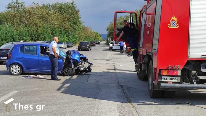 Τροχαίο-στην-ΠΕΟ-Θεσσαλονίκης-Καβάλας-–-Δύο-οχήματα-συγκρούστηκαν-μετωπικά Τροχαίο-στην-ΠΕΟ-Θεσσαλονίκης-Καβάλας-–-Δύο-οχήματα-συγκρούστηκαν-μετωπικά