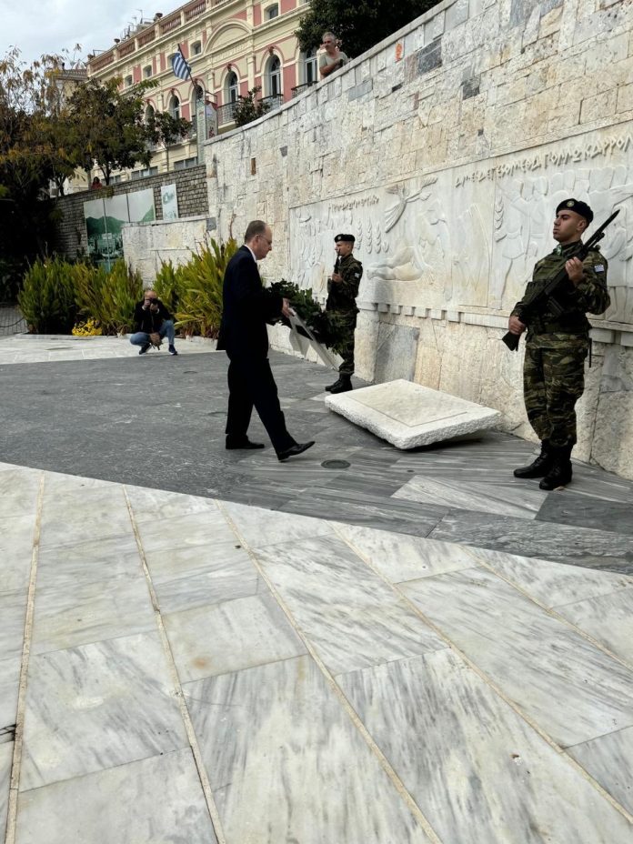 Μακάριος-Λαζαρίδης:-Τιμούμε-τα-στελέχη-των-Ενόπλων-Δυνάμεων,-ενισχύουμε-την-αποτρεπτική-και-διπλωματική-ισχύ-της-χώρας