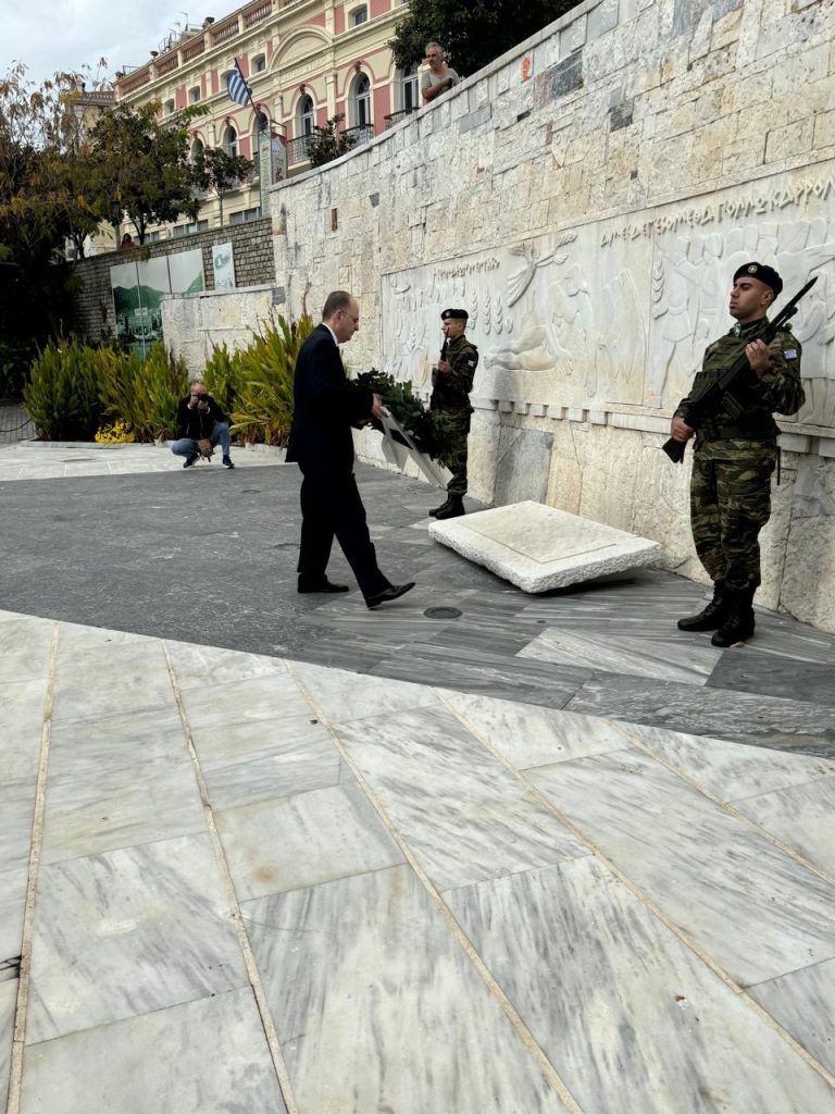 Μακάριος-Λαζαρίδης:-Τιμούμε-τα-στελέχη-των-Ενόπλων-Δυνάμεων,-ενισχύουμε-την-αποτρεπτική-και-διπλωματική-ισχύ-της-χώρας