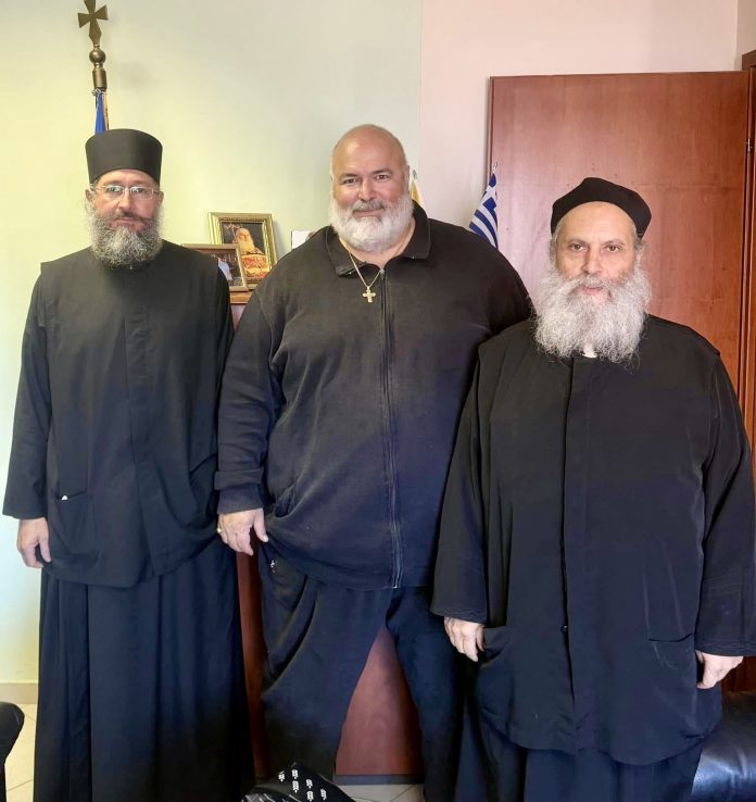 Χ.Πριονίδης:-“Εποικοδομητική-Συνάντηση-με-τους-Πατέρες-της-Ιεράς-Μονής-Βατοπαιδίου”