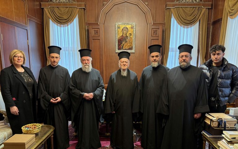 Επίσκεψη-Σεβασμιωτάτου-Μητροπολίτου-Ελευθερουπόλεως-στον-Παναγιώτατο-Οικουμενικό-Πατριάρχη