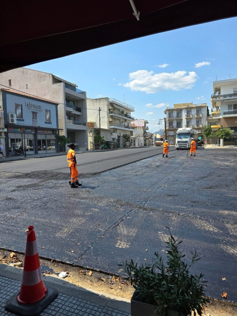 Ολοκληρώθηκαν-οι-ασφαλτοστρώσεις-στον-χώρο-του-ΚΤΕΛ-Νέστου